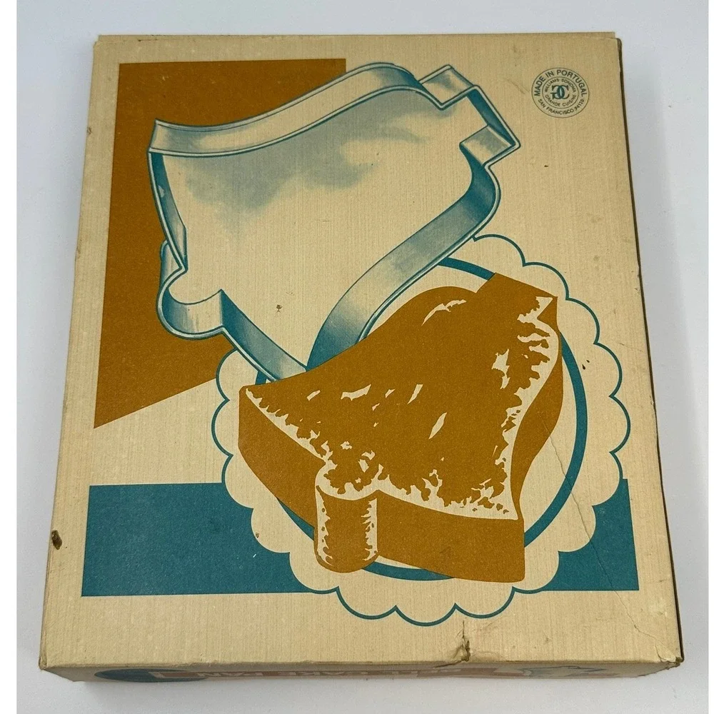 Williams Sonoma Grande Cuisine Bell Cake Pan Vintage Portugal Tinned Steel Mold